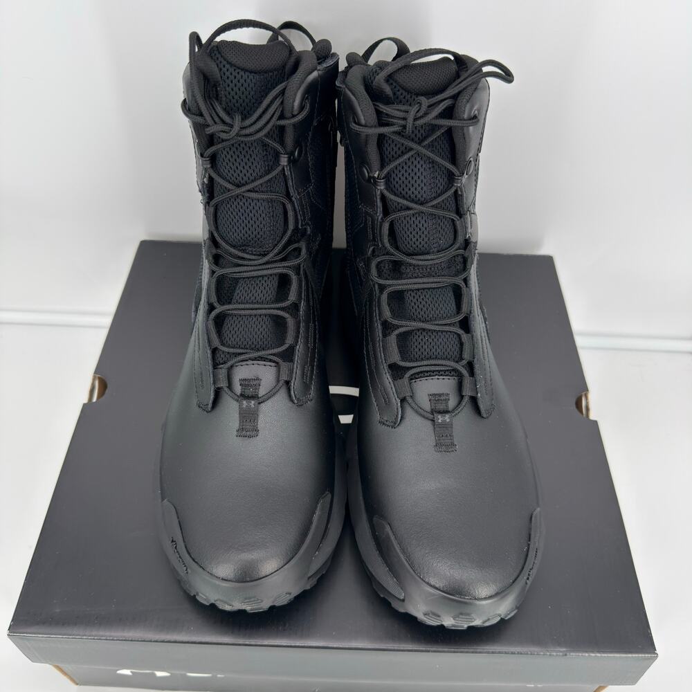 Under Armour 3027679 Men's UA Charged Valsetz 11 Side Zip Waterproof Duty Boots - Picture 4 of 10